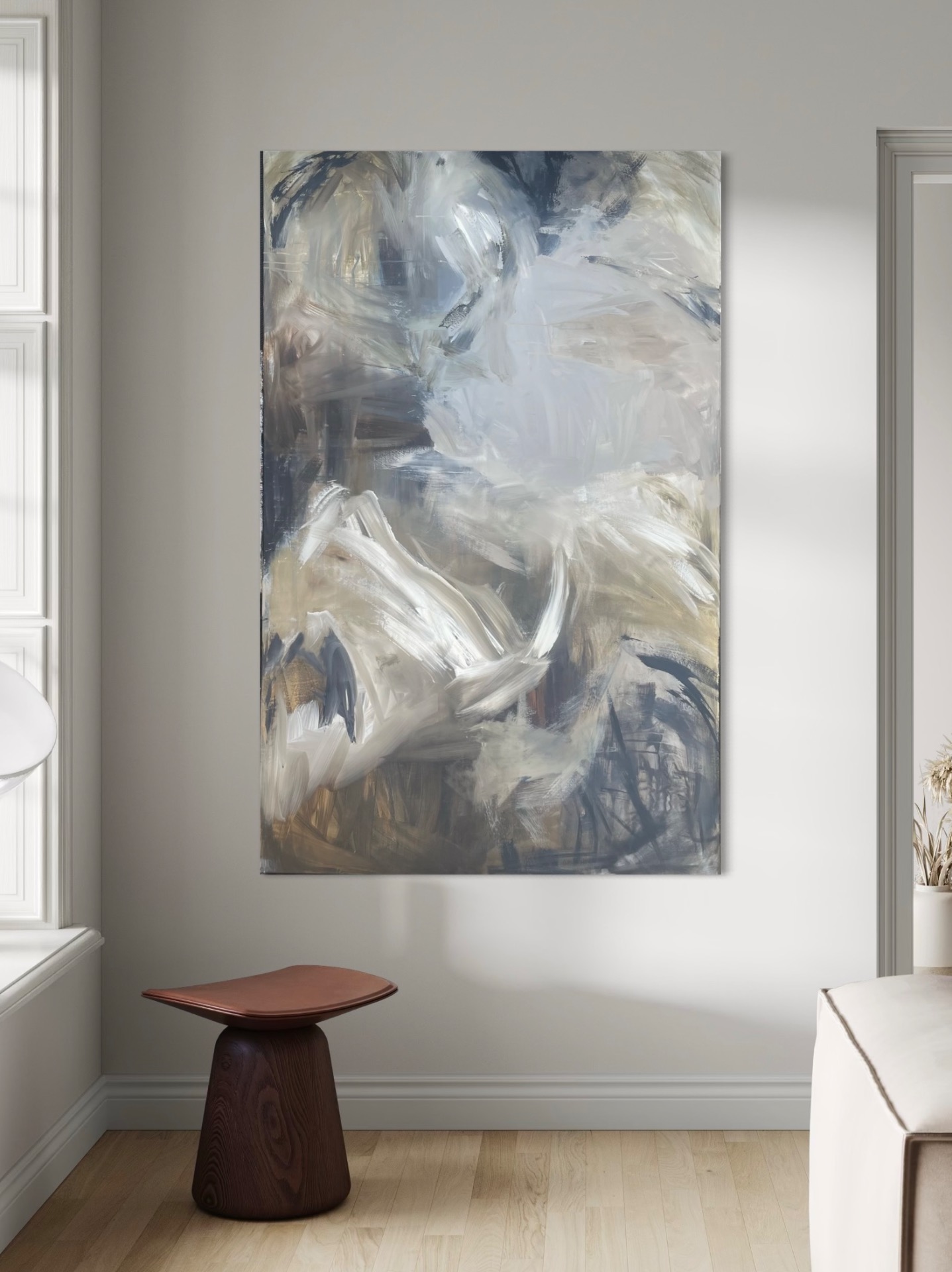 Abstrakt Maleri 100x160 cm
